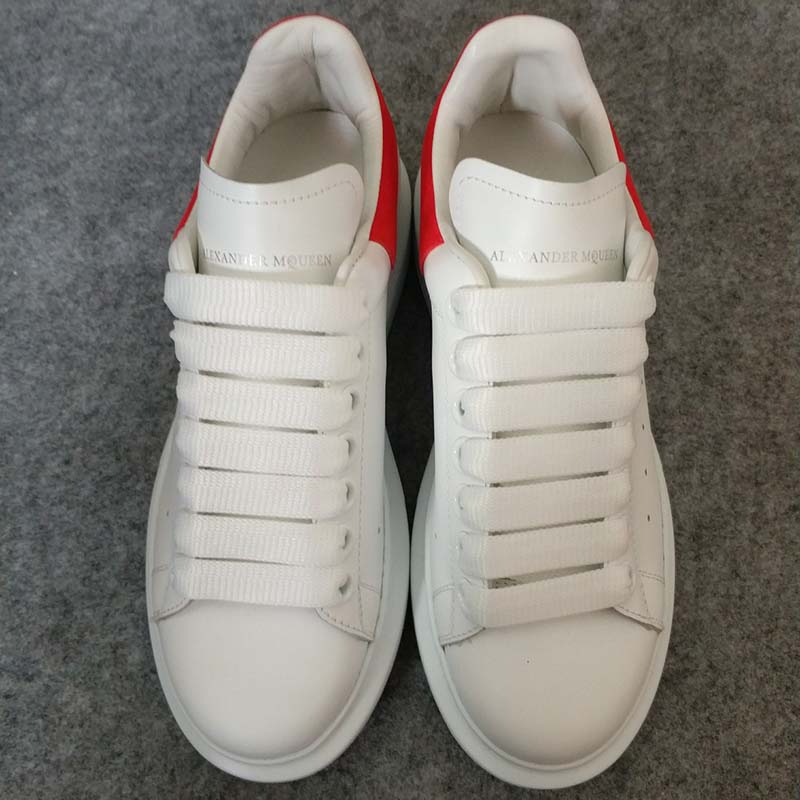 Alexander McQueen Women Oversized Sneaker Shoes-Red - image 4