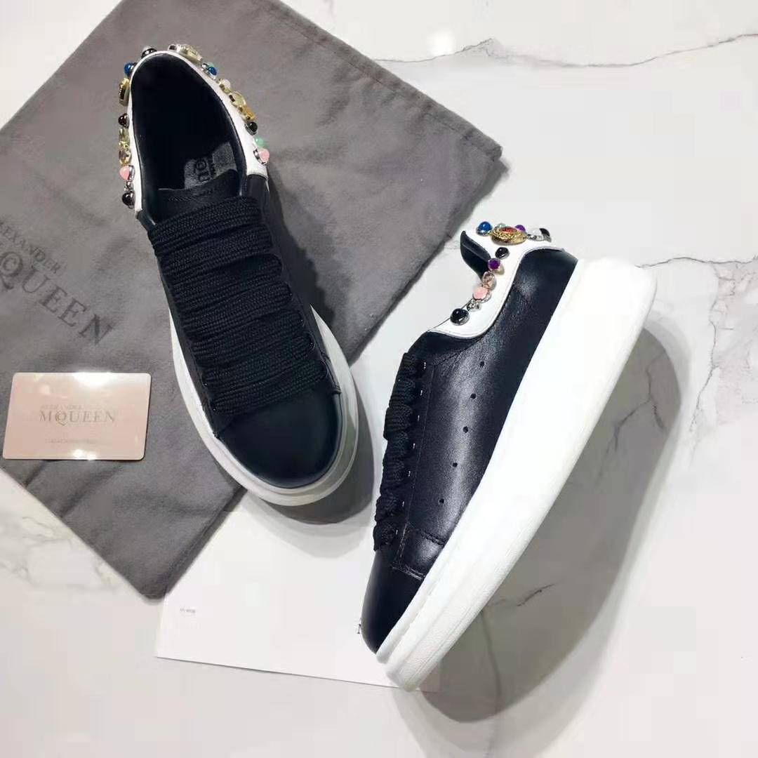 Alexander Mcqueen Men Oversized Sneaker Black Calf Leather Lace-Up Sneaker - image 5