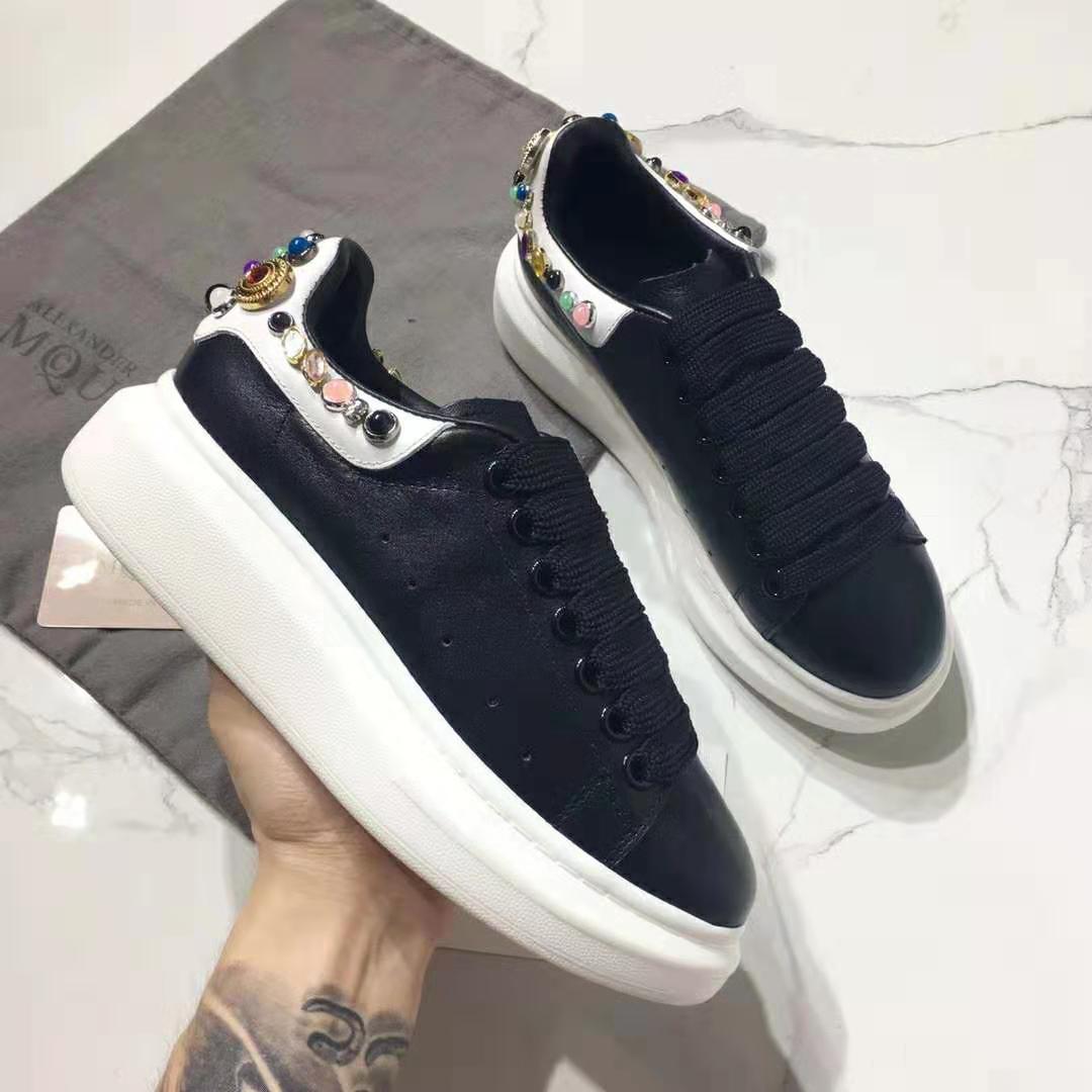 Alexander Mcqueen Men Oversized Sneaker Black Calf Leather Lace-Up Sneaker - image 4