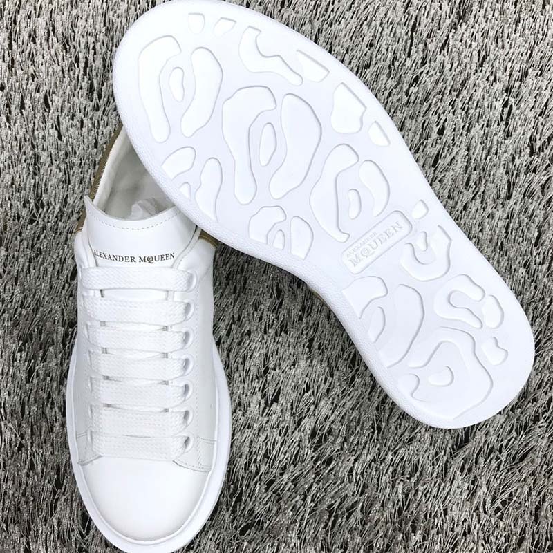 Alexander Mcqueen Men Oversized Sneaker Shoes-Gold - image 5