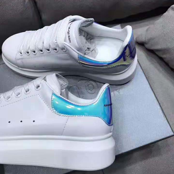 Alexander Mcqueen Men Shoes Oversized Sneaker White Smooth Calf Leather Lace-Up - image 9