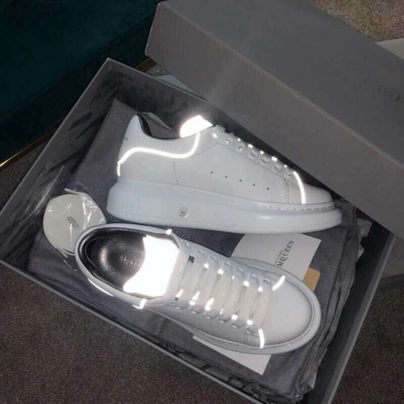 Alexander Mcqueen Men Shoes Oversized Sneaker White Smooth Calf Leather Lace-Up Sneaker - image 4