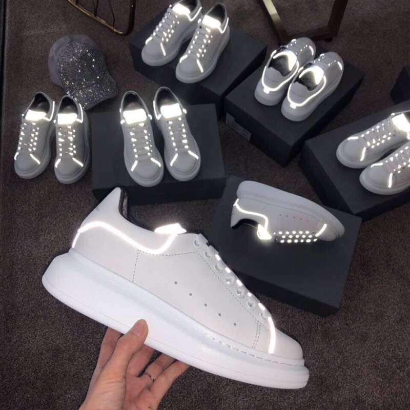 Alexander Mcqueen Men Shoes Oversized Sneaker White Smooth Calf Leather Lace-Up Sneaker - image 8