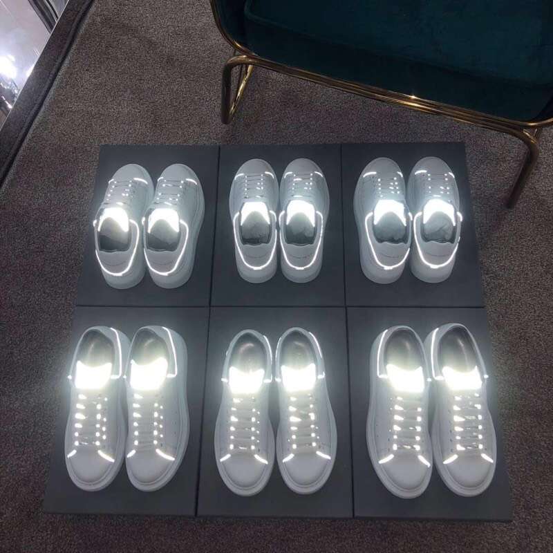 Alexander Mcqueen Men Shoes Oversized Sneaker White Smooth Calf Leather Lace-Up Sneaker - image 6