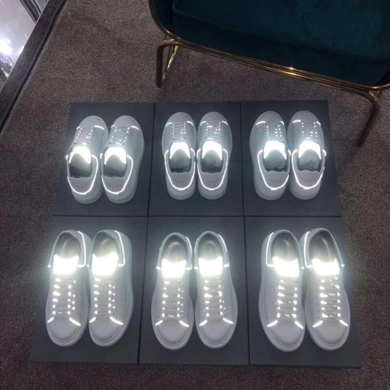 Alexander Mcqueen Men Shoes Oversized Sneaker White Smooth Calf Leather Lace-Up Sneaker - image 9