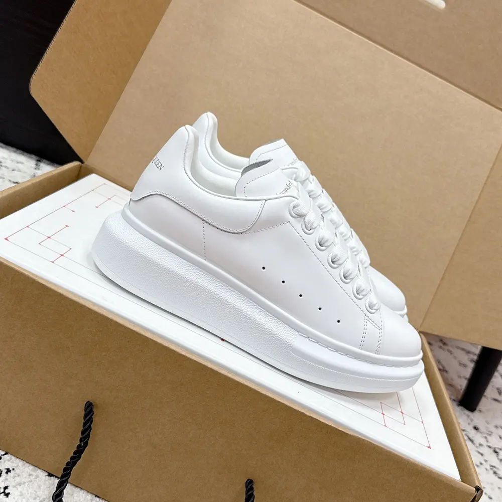 Alexander Mcqueen Unisex Oversized Sneaker Shoes White - image 6
