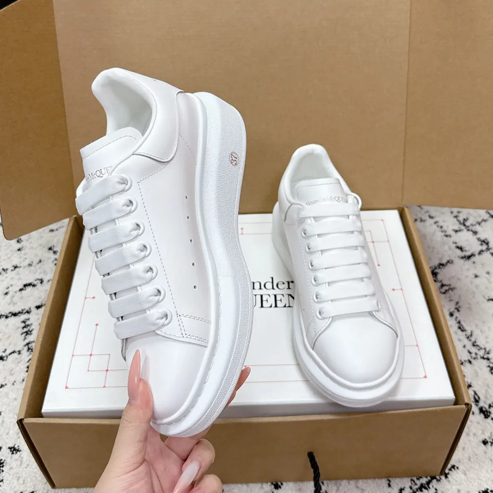 Alexander Mcqueen Unisex Oversized Sneaker Shoes White - image 5