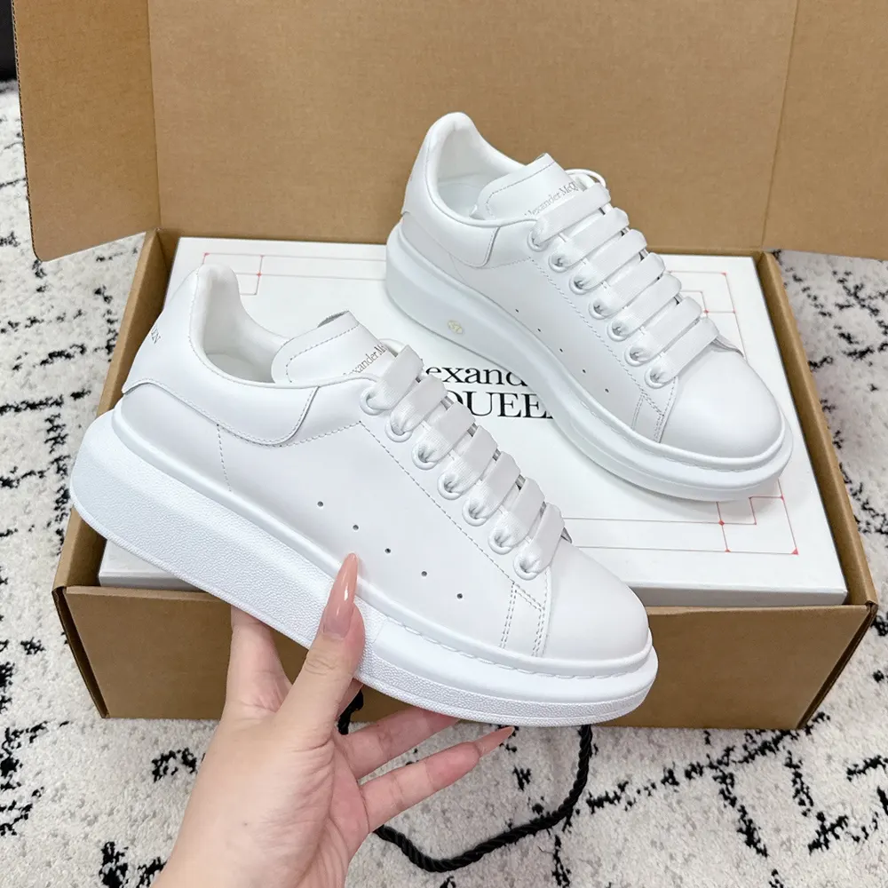 Alexander Mcqueen Unisex Oversized Sneaker Shoes White - image 4