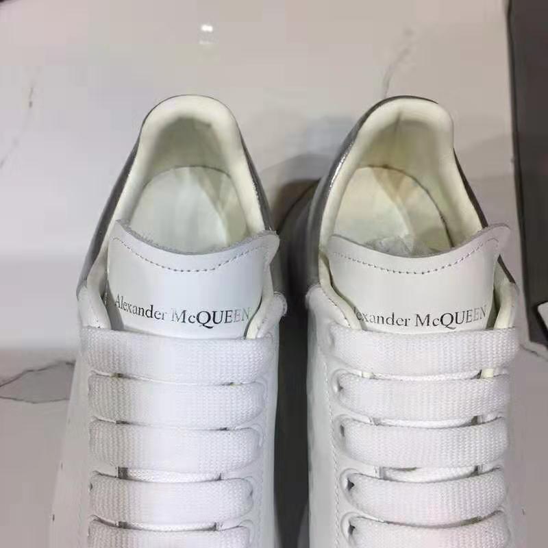 Alexander Mcqueen Women Oversized Sneaker White Smooth Calf Leather Lace-Up Sneaker - image 6
