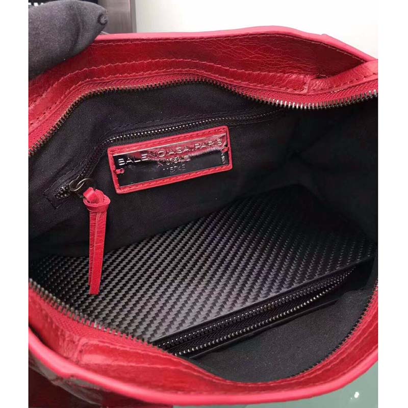 Balenciaga Classic City Top Handle and Should Bag-Red - image 7