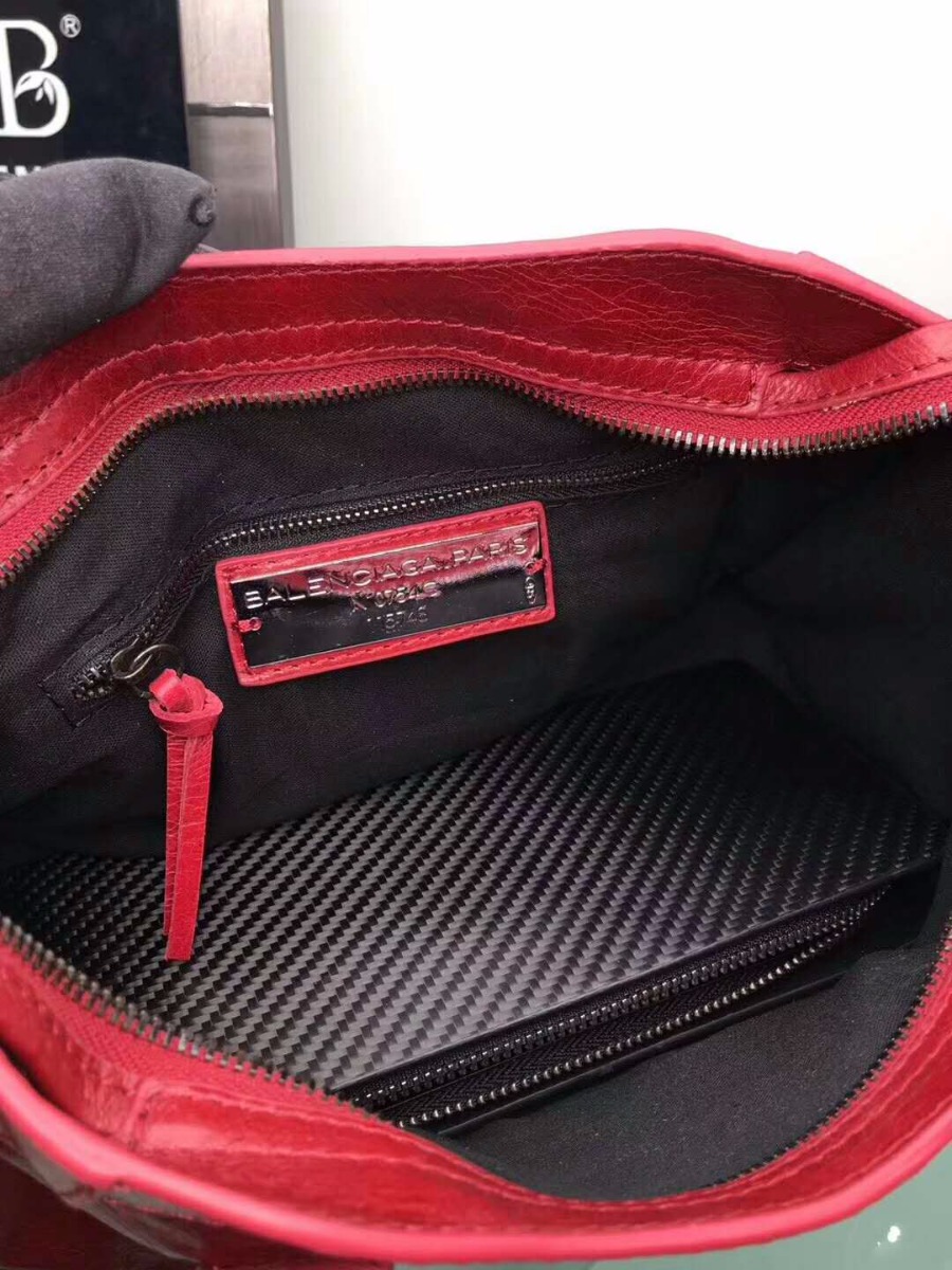 Balenciaga Classic City Top Handle and Should Bag-Red - image 9