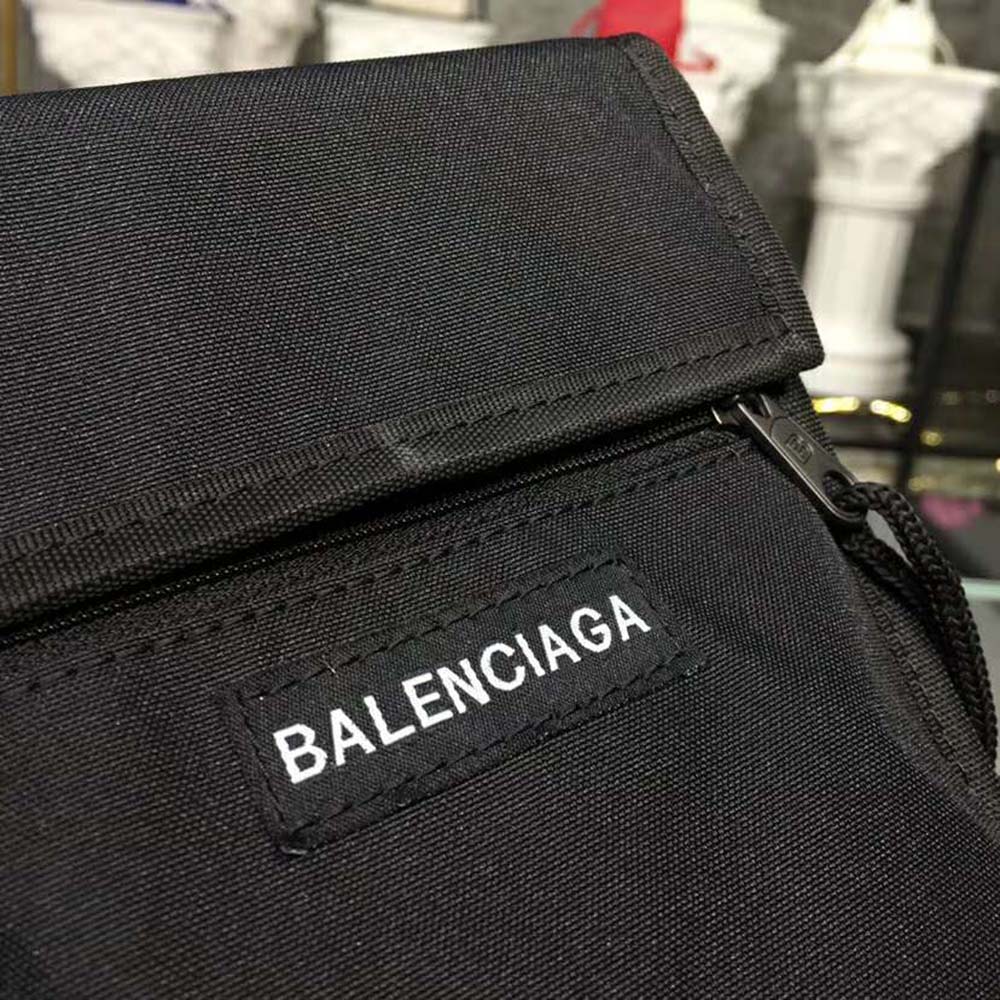 Balenciaga Men Explorer Pouch Strap-Black - image 8