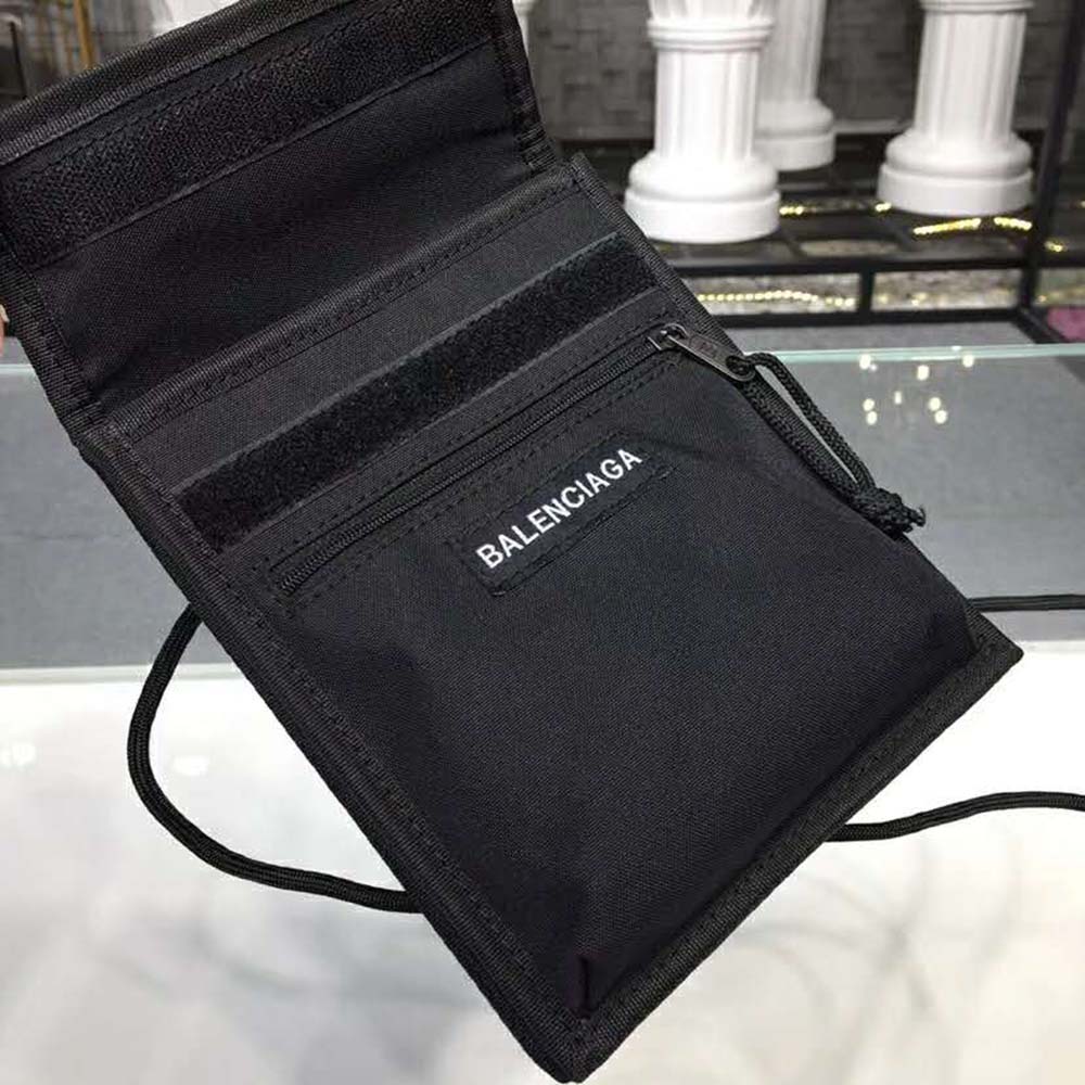 Balenciaga Men Explorer Pouch Strap-Black - image 6