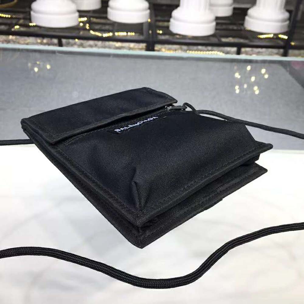 Balenciaga Men Explorer Pouch Strap-Black - image 5