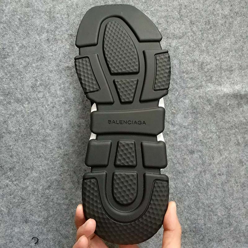 Balenciaga Men Speed Trainer Ribs Shoes Black - image 7