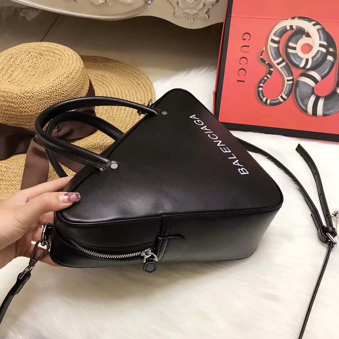 Balenciaga Triangle Duffle Small Calfskin Hand Carry and Shoulder Bag - image 4