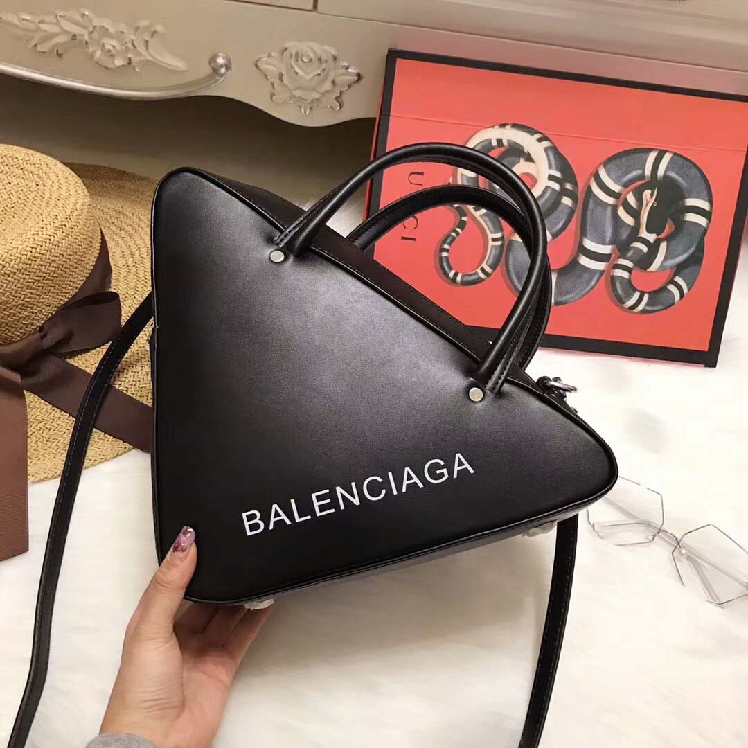 Balenciaga Triangle Duffle Small Calfskin Hand Carry and Shoulder Bag - image 5
