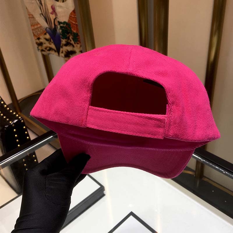 Balenciaga Unisex Classic Baseball Cap with Balenciaga Embroidered Logo-Pink - image 6