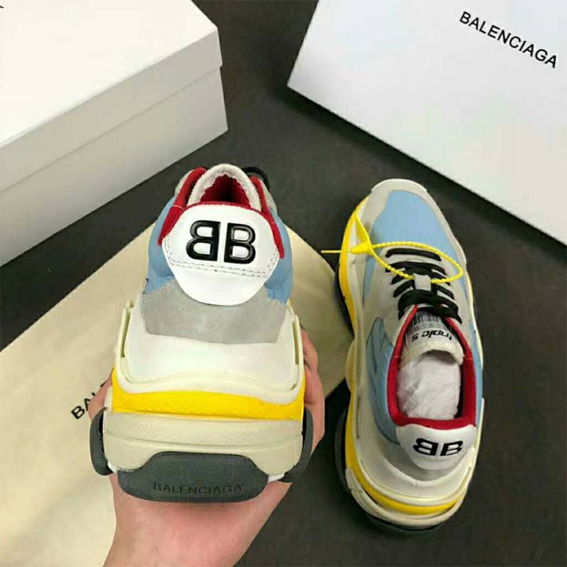 Balenciaga Unisex Shoes Triple S Trainers Oversized Sneakers 10mm Heel - image 4