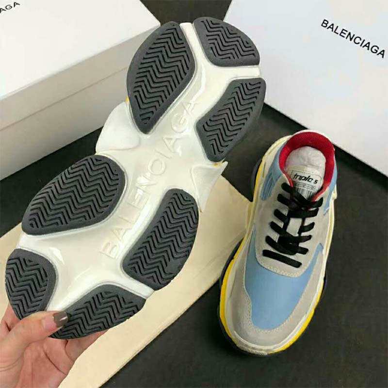 Balenciaga Unisex Shoes Triple S Trainers Oversized Sneakers 10mm Heel - image 5
