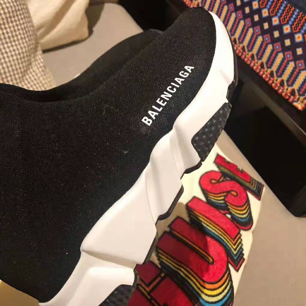 Balenciaga Unisex Speed Trainers in Knit and Balenciaga Logo-Black - image 10