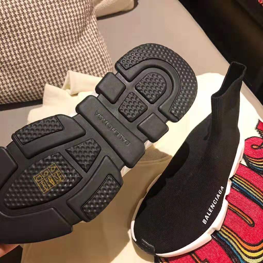 Balenciaga Unisex Speed Trainers in Knit and Balenciaga Logo-Black - image 9