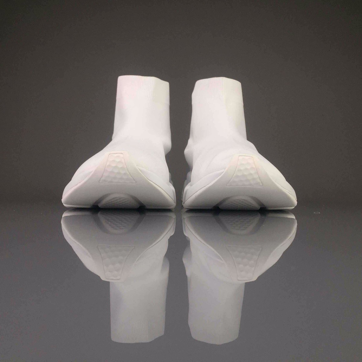 Balenciaga Unisex Stretch Mesh High Top Sneakers-White - image 6