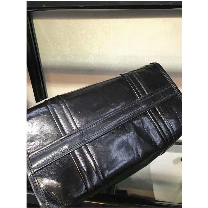 Balenciaga Women Bazar Large Lambskin Shopping Bag-Black - image 4