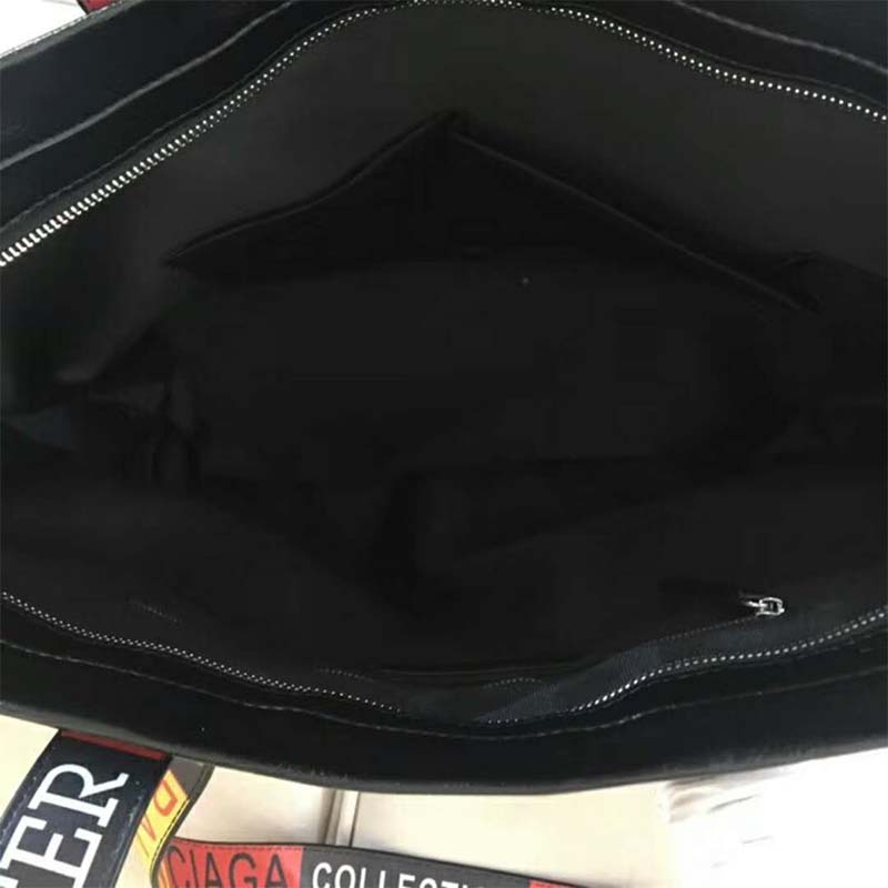 Balenciaga Women Carry Logo Handles Shopper M in Lambskin-Black - image 7