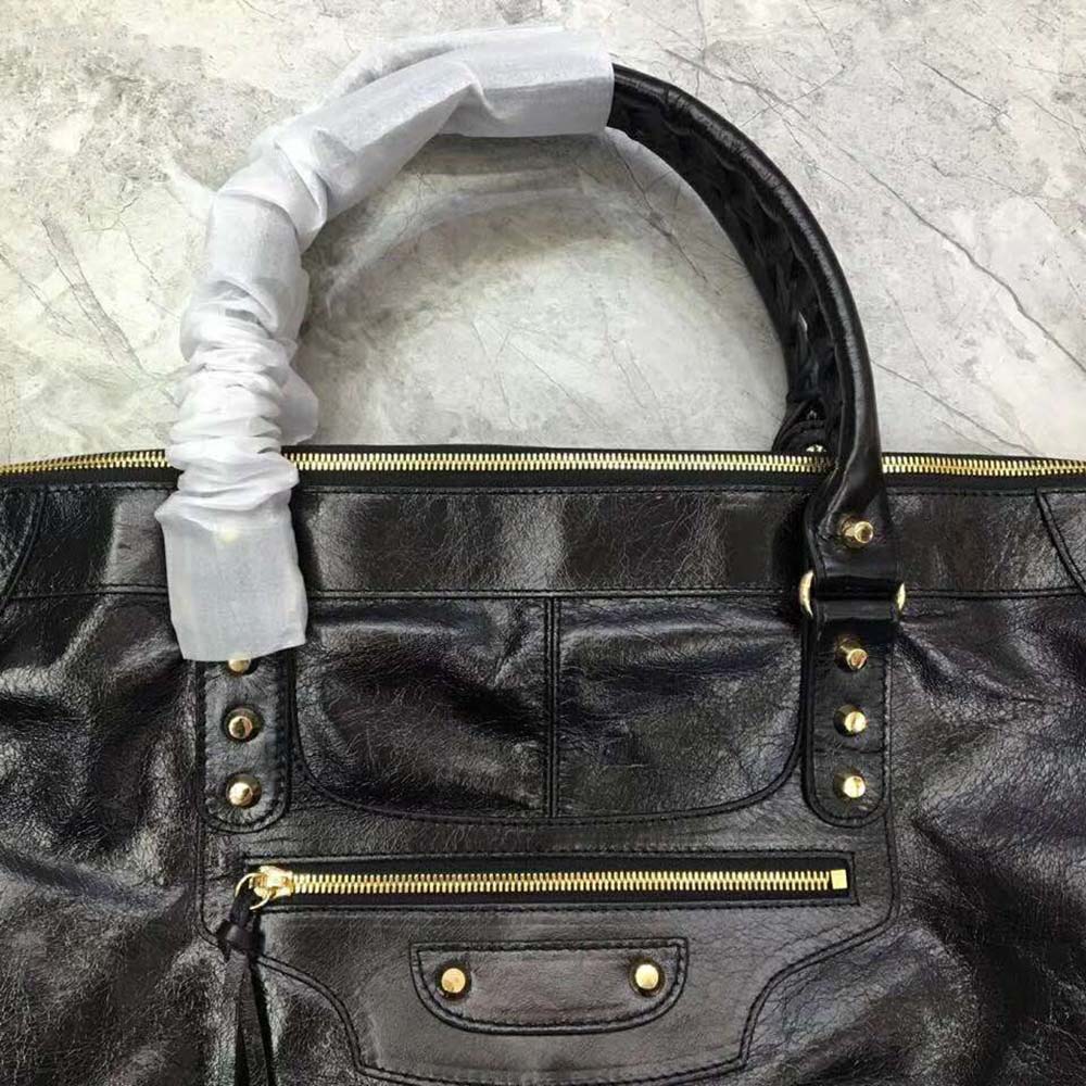 Balenciaga Women Classic City Medium Sized Lambskin Hand Carry Shoulder Bag - image 6