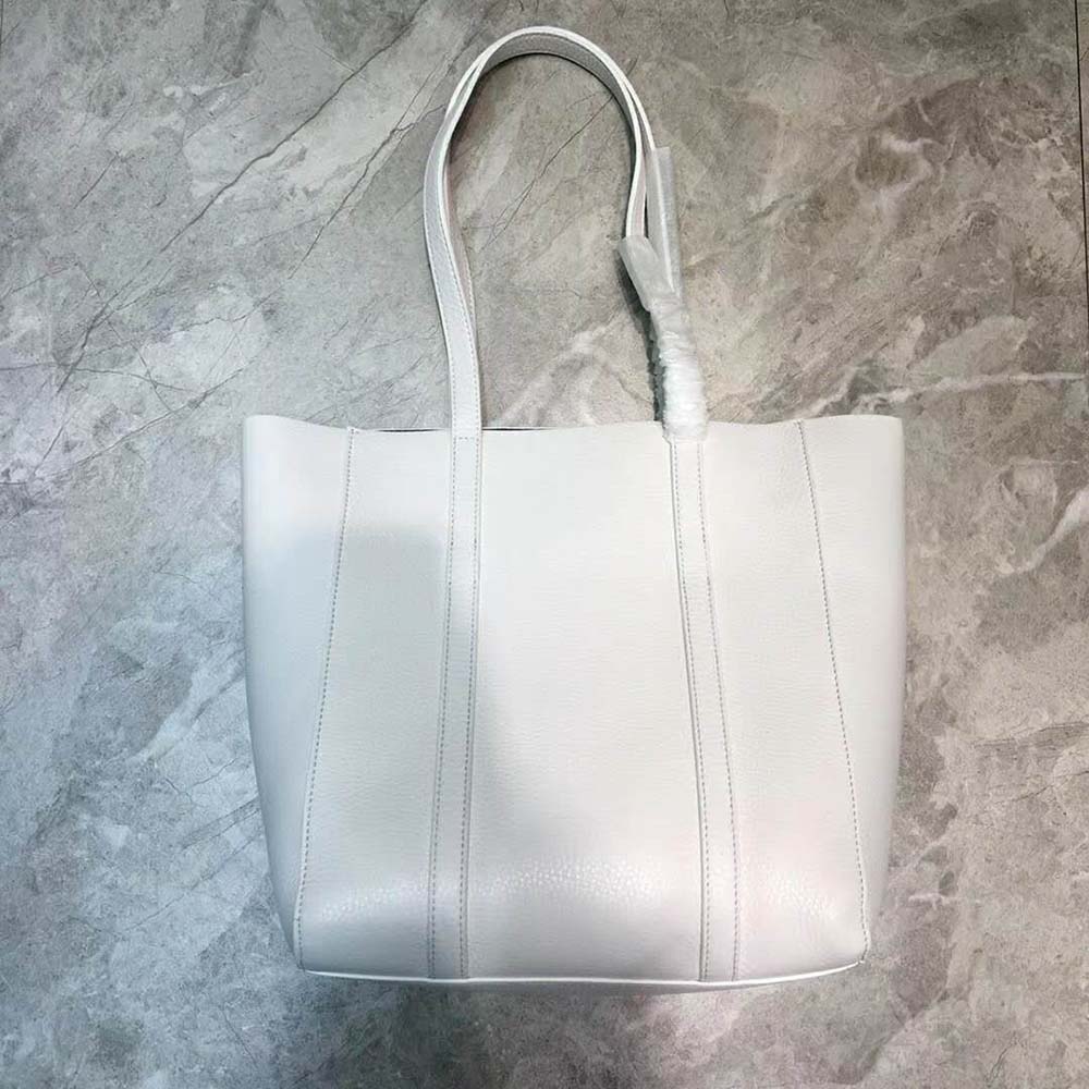Balenciaga Women Everyday Tote XXS Calfskin Tote Thin Handles-White - image 5
