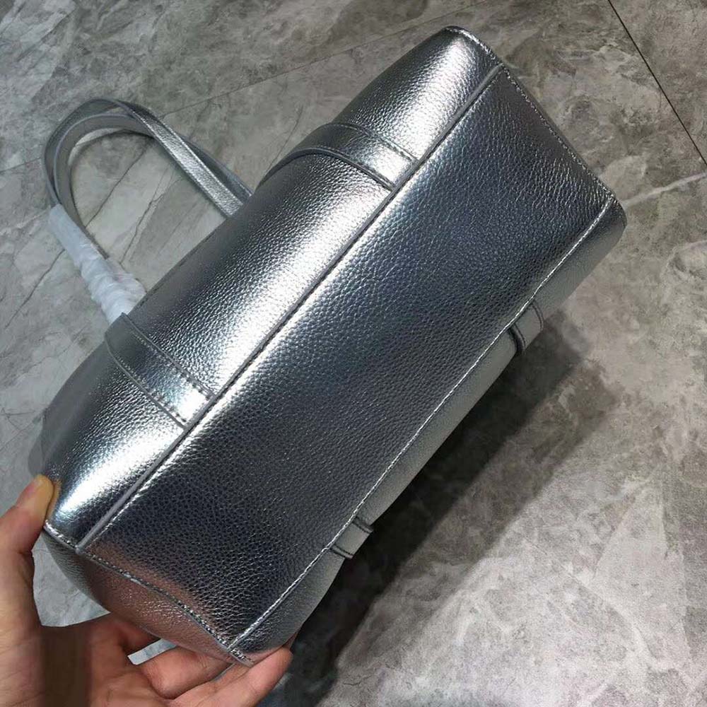 Balenciaga Women Everyday Tote XXS Metallic Effect-Silver - image 7
