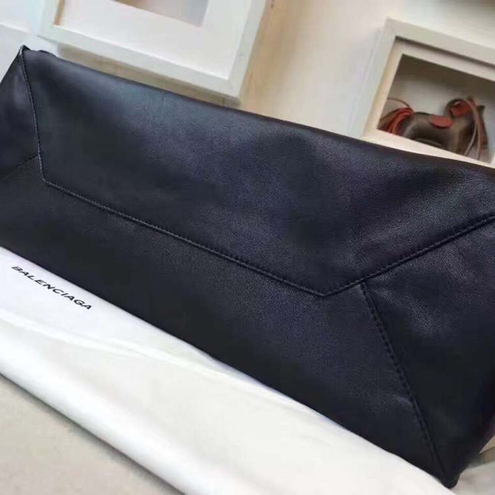 Balenciaga Women Papier B4 Zip Around Cross Body Horizontal Tote-Black - image 5