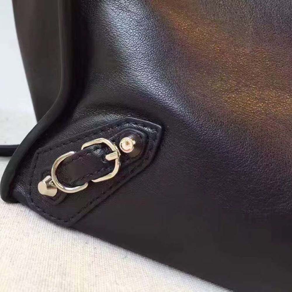 Balenciaga Women Papier B4 Zip Around Cross Body Horizontal Tote-Black - image 9