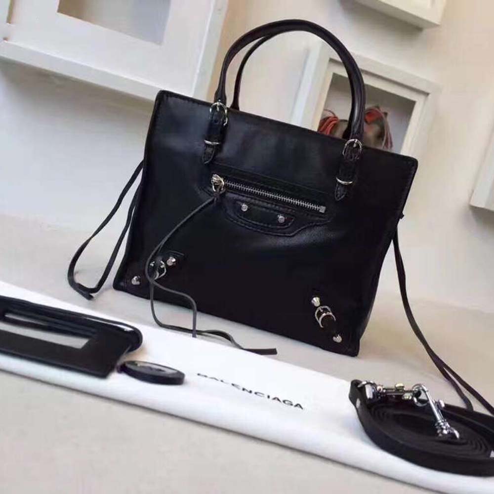Balenciaga Women Papier Mini A4 Zip Around Cross Body Calfskin - image 4