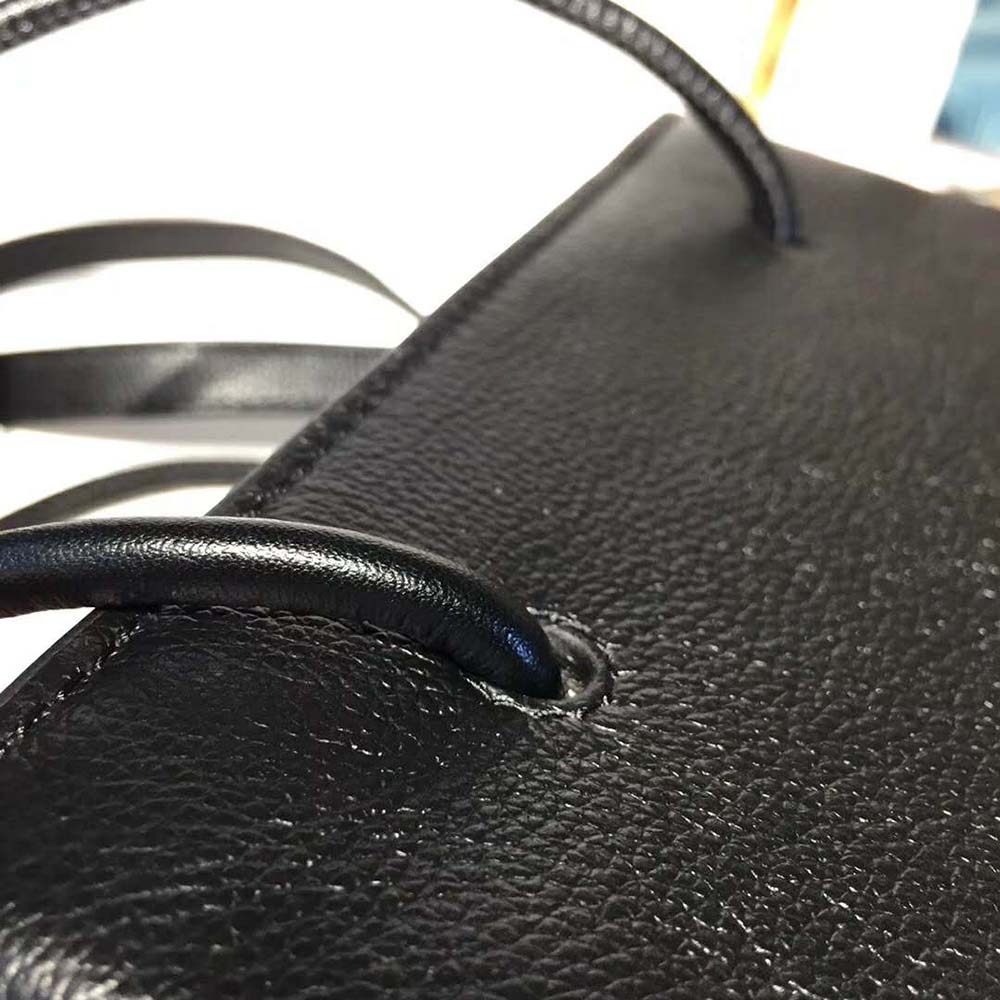 Balenciaga Women Shooping Tote XXS Small Natural Grain Calfskin-Black - image 9