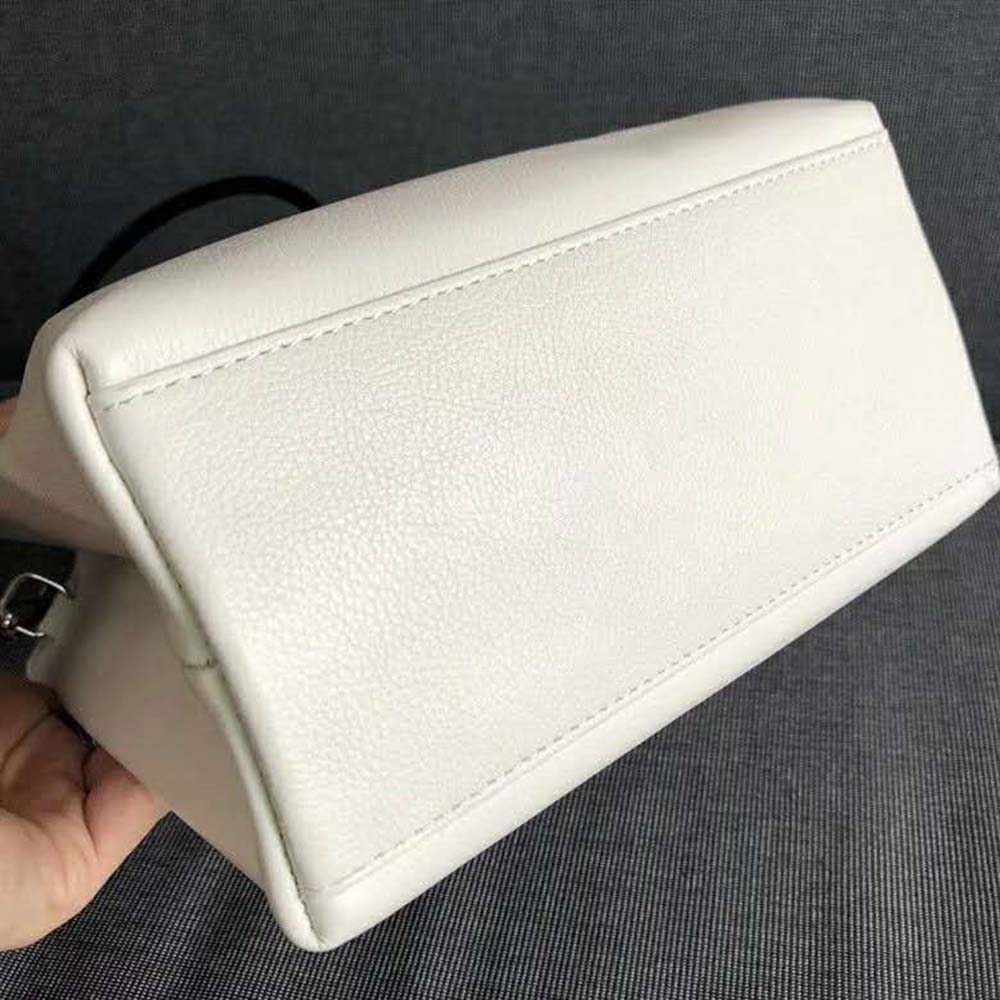 Balenciaga Women Shopping Tote XXS Bag in Calfskin Leather-White - image 8