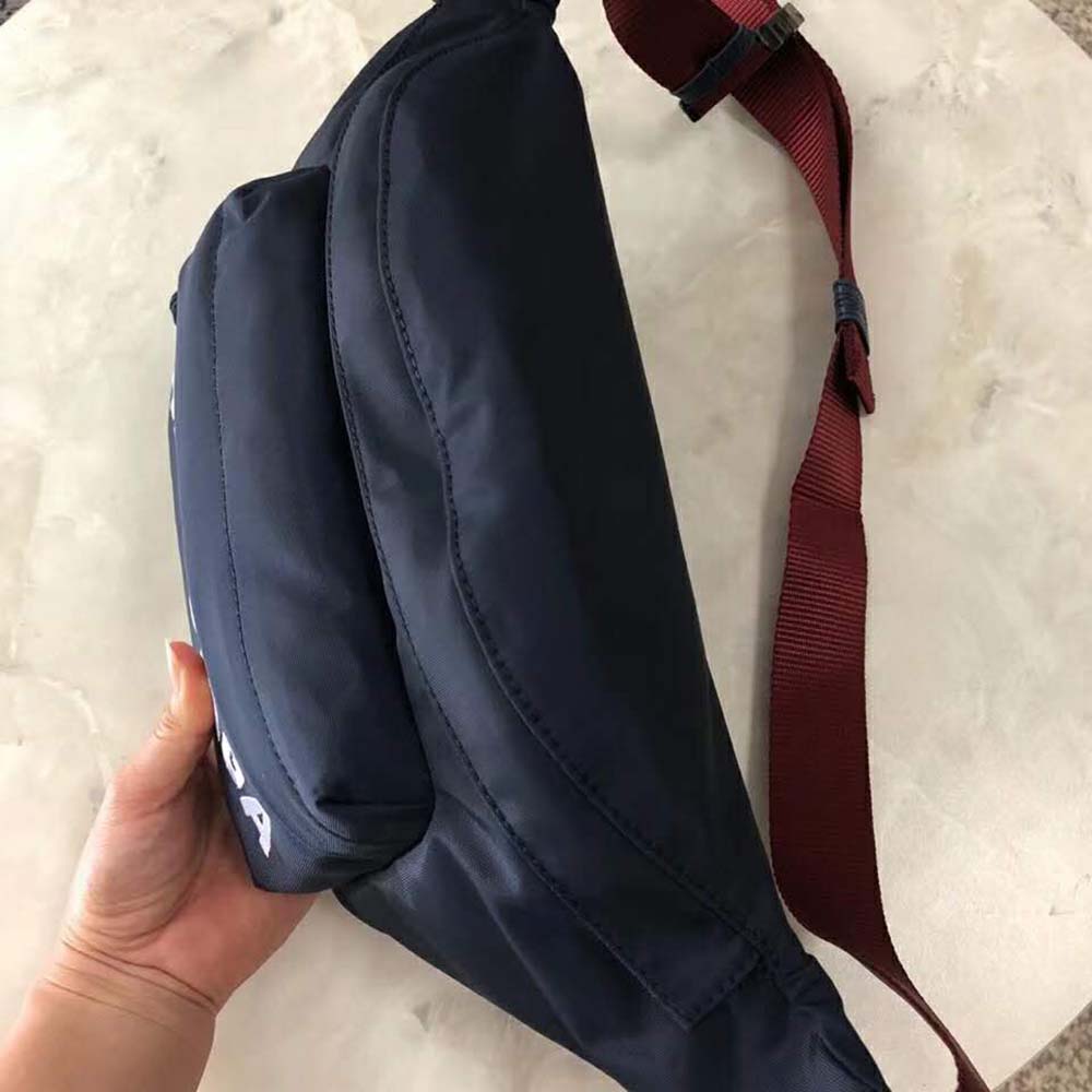 Balenciaga Women Wheel Beltpack in Navy Nylon and Balenciaga Embroidered - image 7