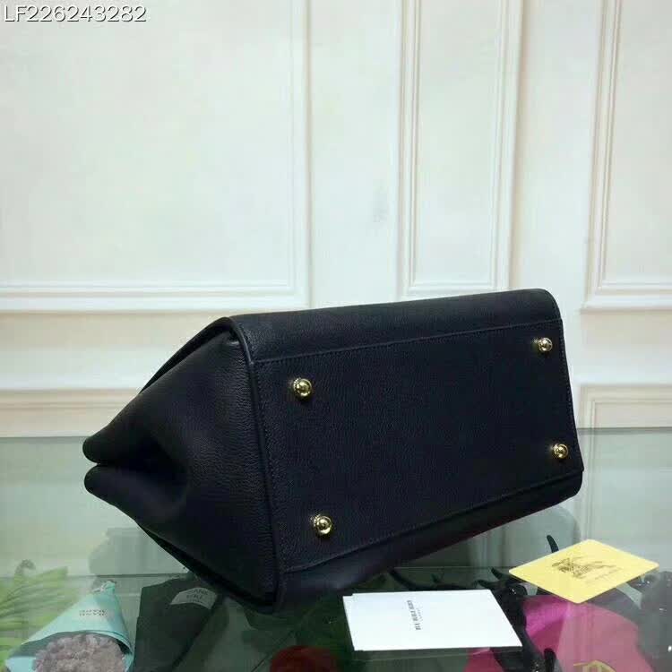 Burberry Medium Buckle Tote in Grainy Leather-Black - image 4