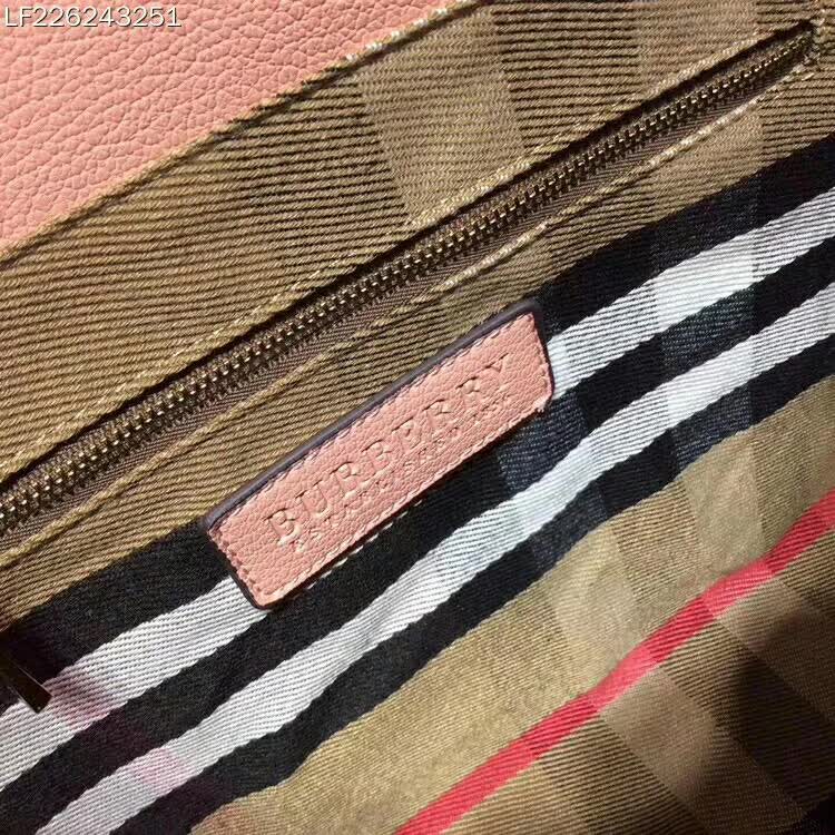 Burberry Medium Buckle Tote in Grainy Leather-Pink - image 9
