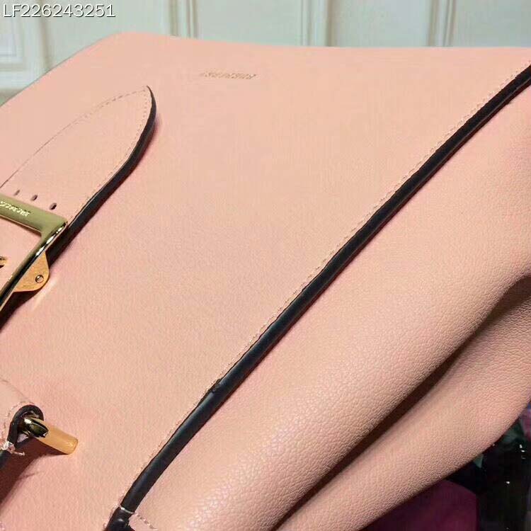 Burberry Medium Buckle Tote in Grainy Leather-Pink - image 5
