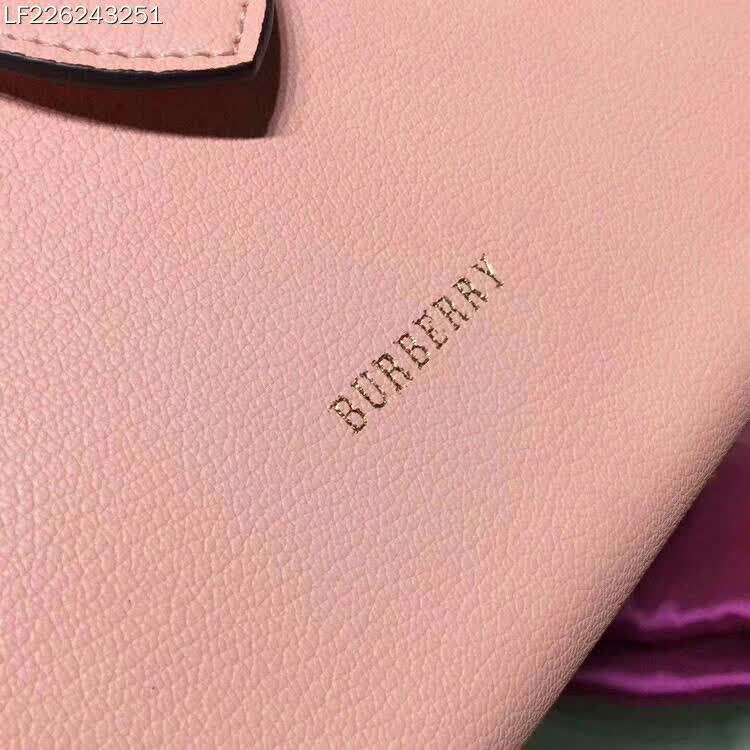 Burberry Medium Buckle Tote in Grainy Leather-Pink - image 7