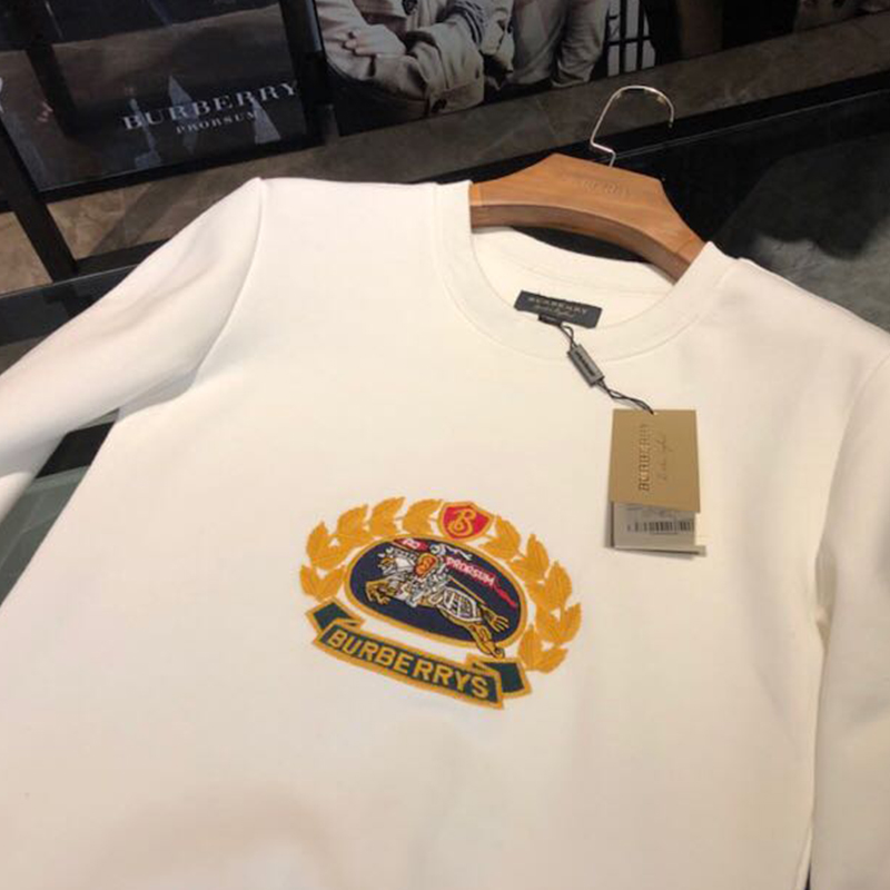 Burberry Women Reissued Jersey Sweatshirt-White - image 4