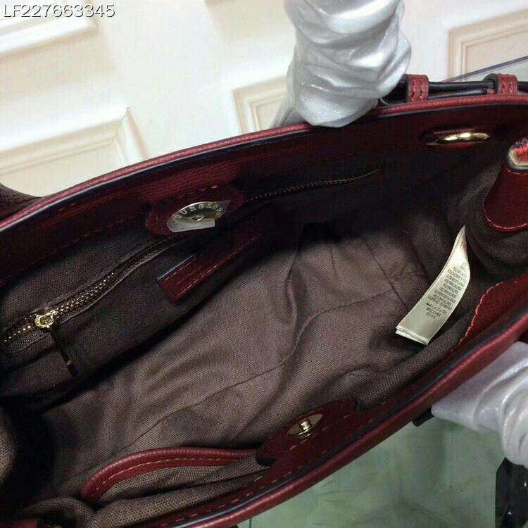 Burberry Small Banner Bag in Leather and House Check-Red - image 6