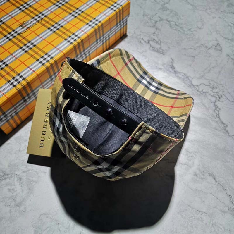 Burberry Unisex Rainbow Vintage Check Baseball Cap - image 7