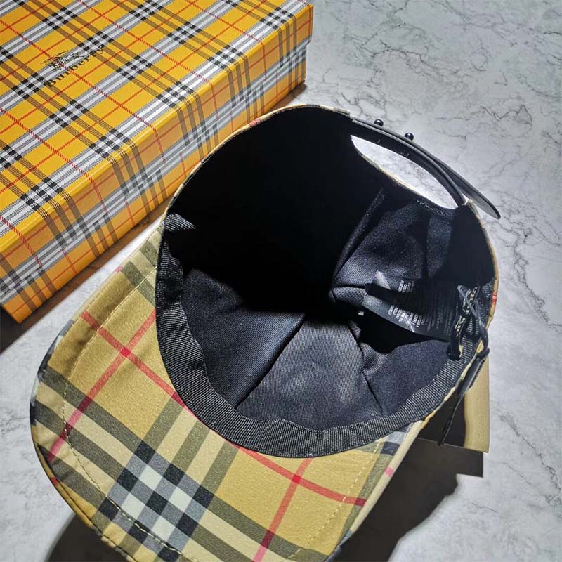Burberry Unisex Rainbow Vintage Check Baseball Cap - image 6