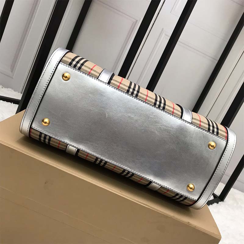 Burberry Unisex The Small 1983 Check Link Tote Bag - image 6