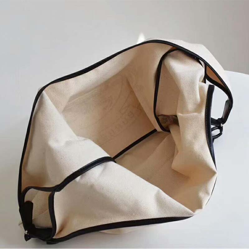 Burberry Women Medium Archive Logo Canvas and Leather Shopper - image 6