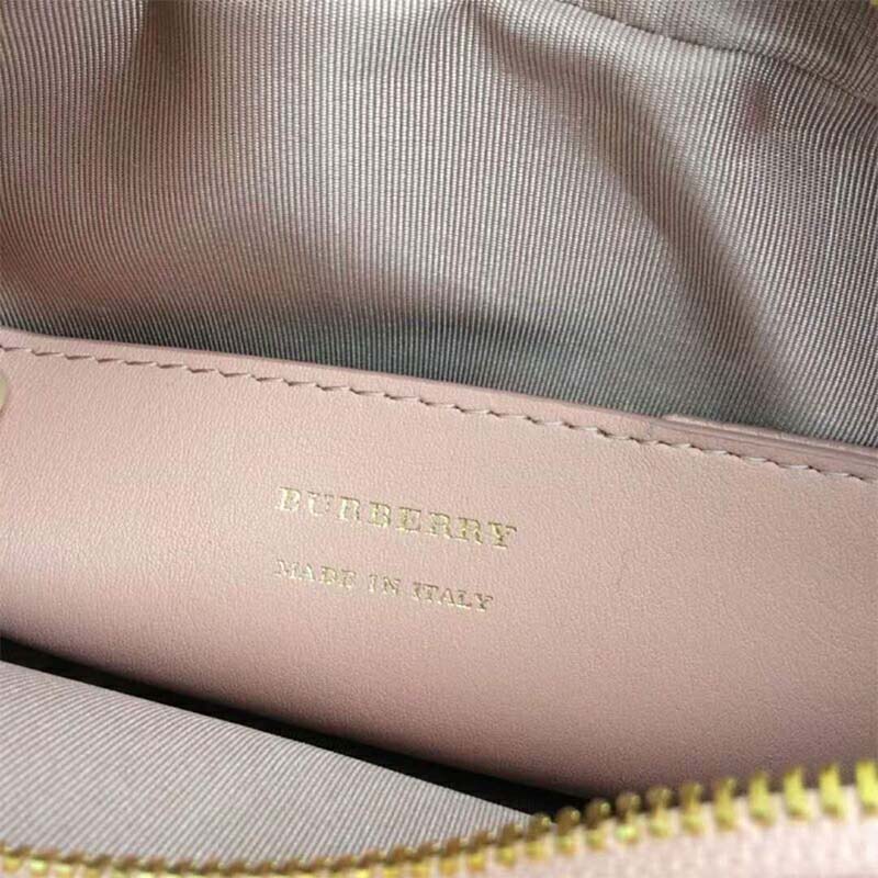 Burberry Women The 1983 Check Link Camera Bag-Pink - image 9
