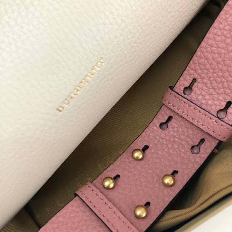 Burberry Women The Leather Barrel Bag-Pink - image 9